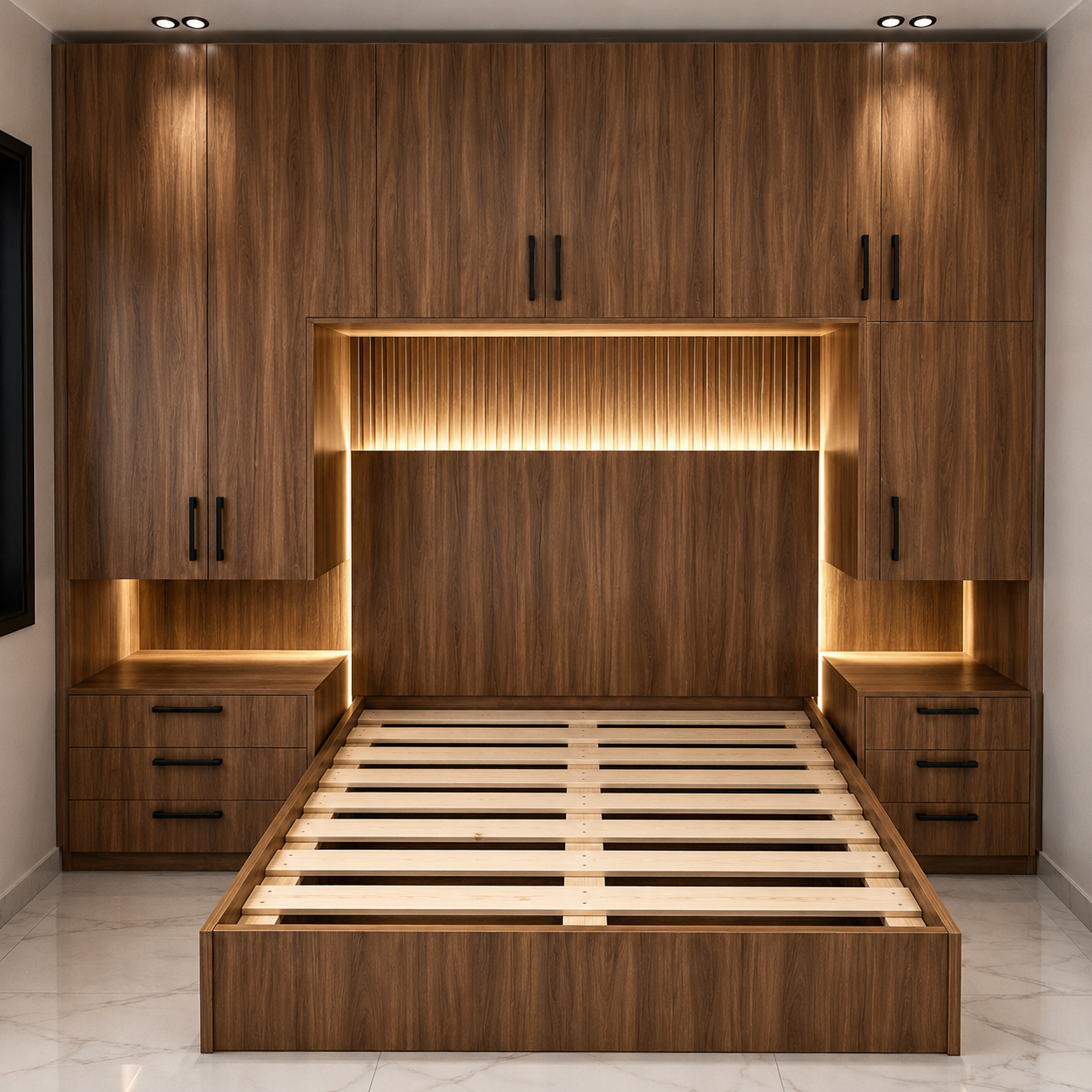 Ensemble de chambre à coucher moderne